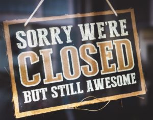 One Unit Closes – Temporarily